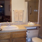 Whispering Woods Resort 2 Bedroom Loft Downstairs Bathroom Sink