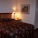 Whispering Woods Resort 2 Bedroom Loft Downstairs Bed