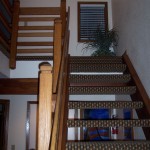 Whispering Woods Resort 2 Bedroom Loft Stairway